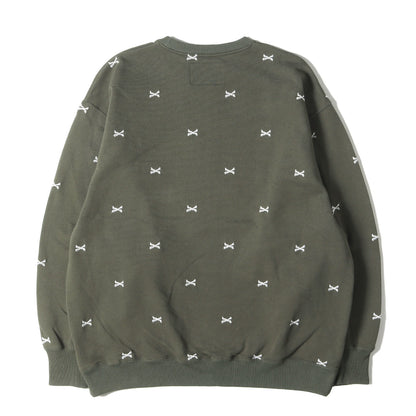 22AW クロスボーン柄 クルーネック スウェット(ACNE / SWEATER / CTPL. TEXTILE)