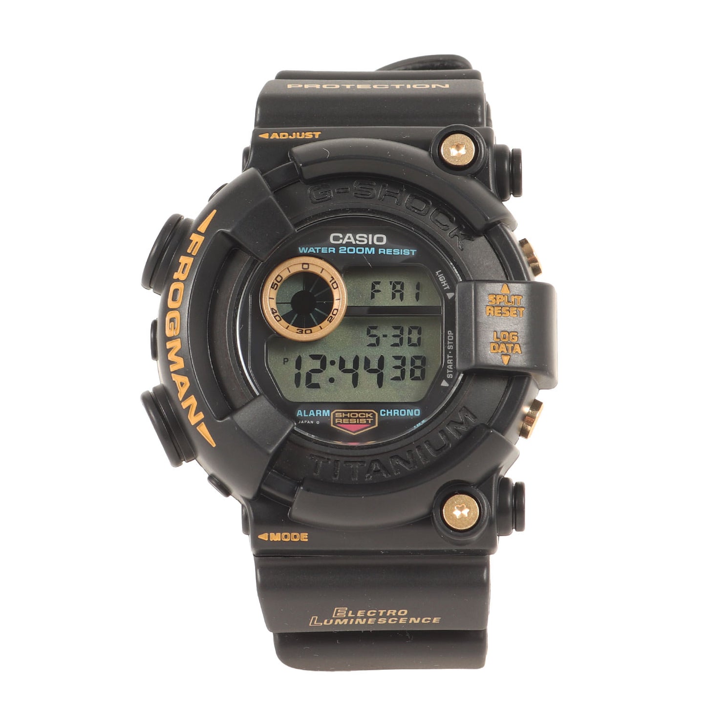 90s DW-8200BU-9AT フロッグマン 99 黒金蛙 腕時計 / ウォッチ