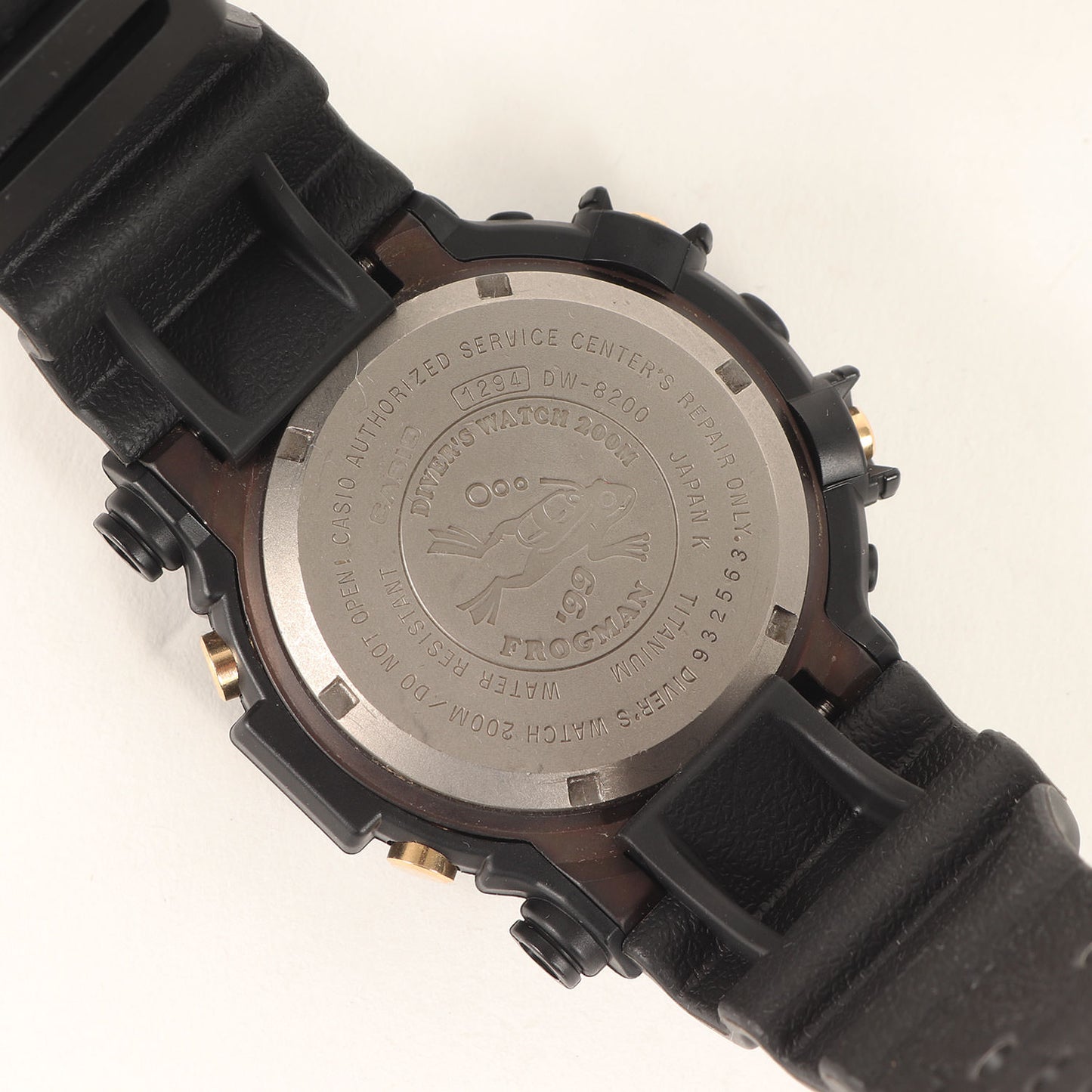 90s DW-8200BU-9AT フロッグマン 99 黒金蛙 腕時計 / ウォッチ