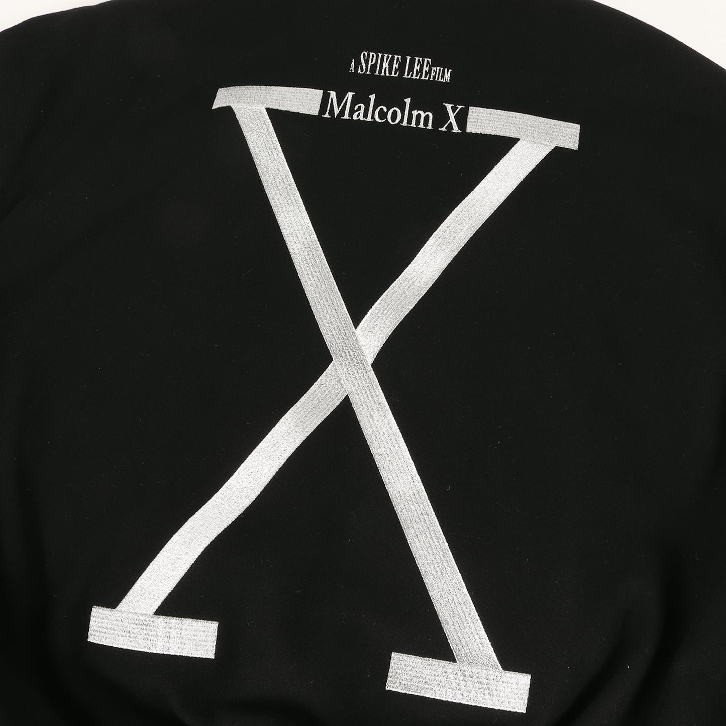 25SS ×40 Acres マルコムX 袖レザー バーシティジャケット / スタジャン(Malcolm X Varsity Jacket)