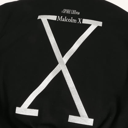 25SS ×40 Acres マルコムX 袖レザー バーシティジャケット / スタジャン(Malcolm X Varsity Jacket)