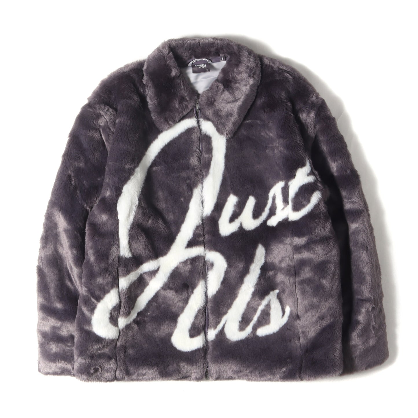 21AW ビッグロゴ フェイクファー ジャケット(Faux Fur Coaches Jacket)