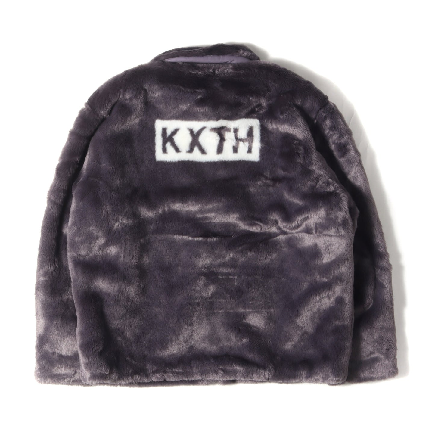 21AW ビッグロゴ フェイクファー ジャケット(Faux Fur Coaches Jacket)