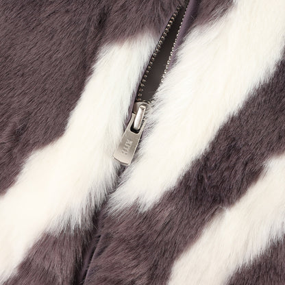 21AW ビッグロゴ フェイクファー ジャケット(Faux Fur Coaches Jacket)