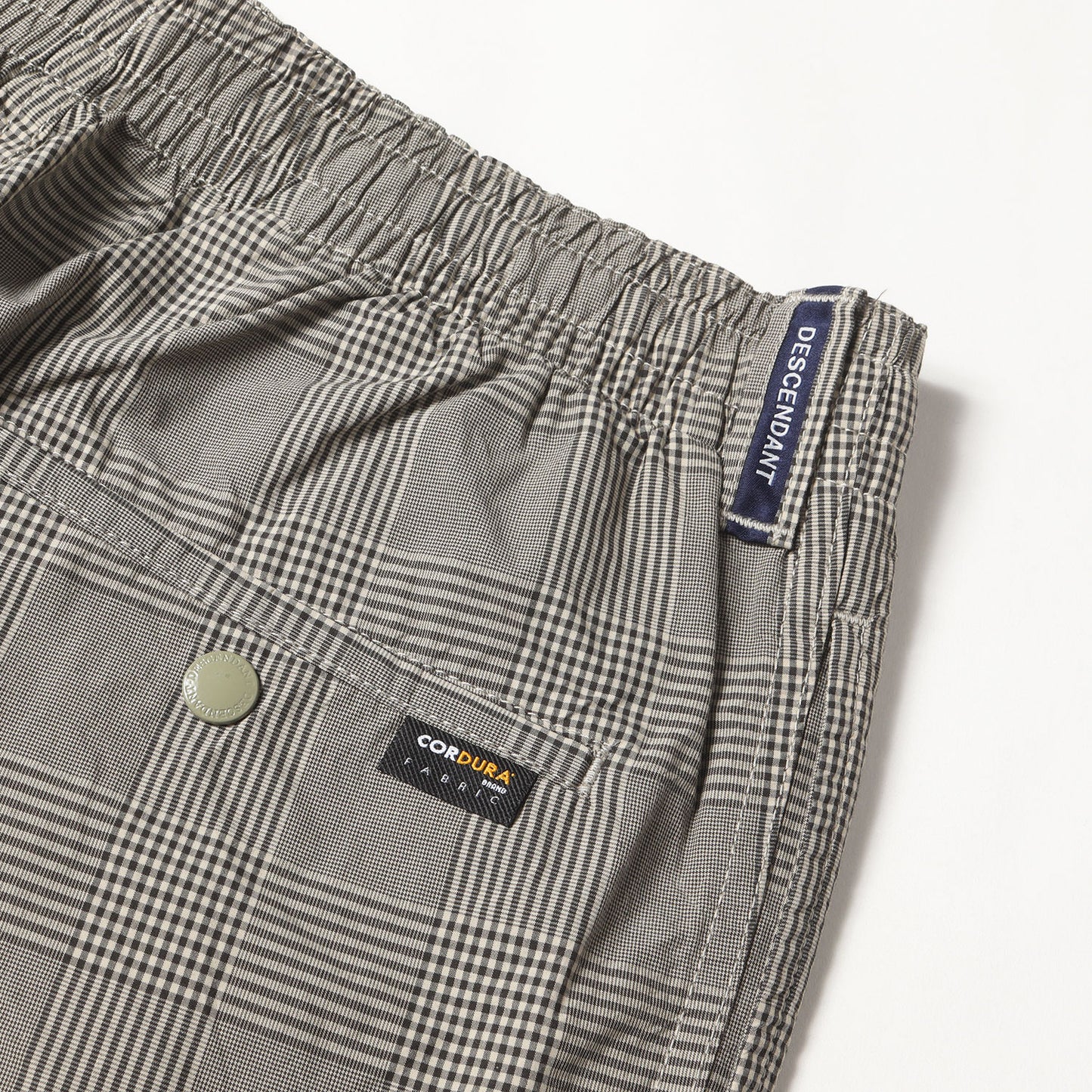 21SS コーデュラナイロン グレンチェック ビーチショーツ(SHORE BEACH SHORTS)