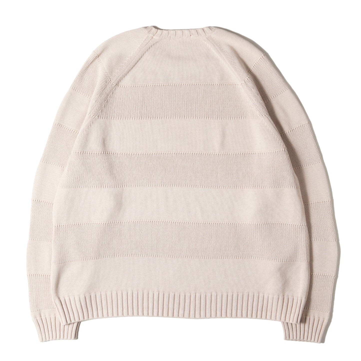 23SS スモールBOXロゴ ストライプ コットン ニット セーター(Small Box Stripe Sweater)