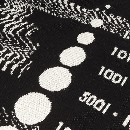 23AW 全面グラフィック オーバーサイズ ニットセーター(COVID-19 KNIT SWEATER)