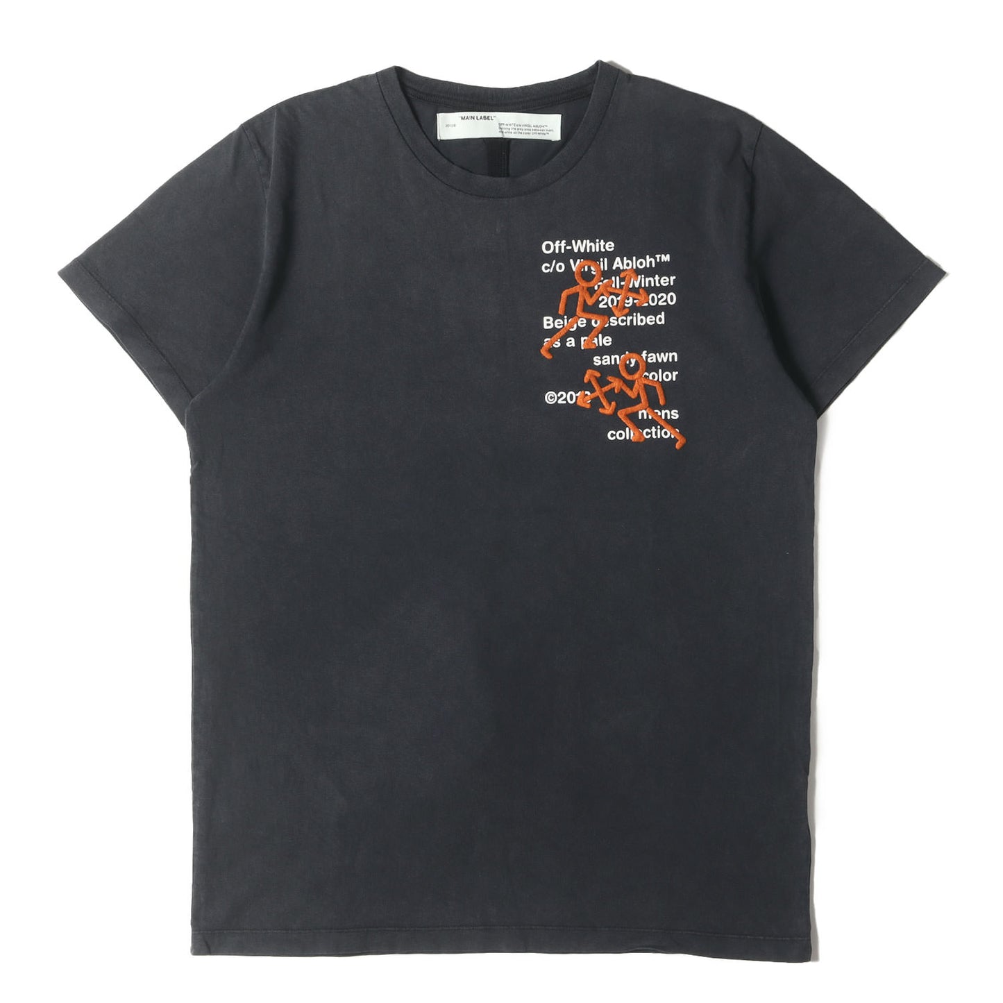 ヴィンテージ加工 グラフィック刺繍 Tシャツ