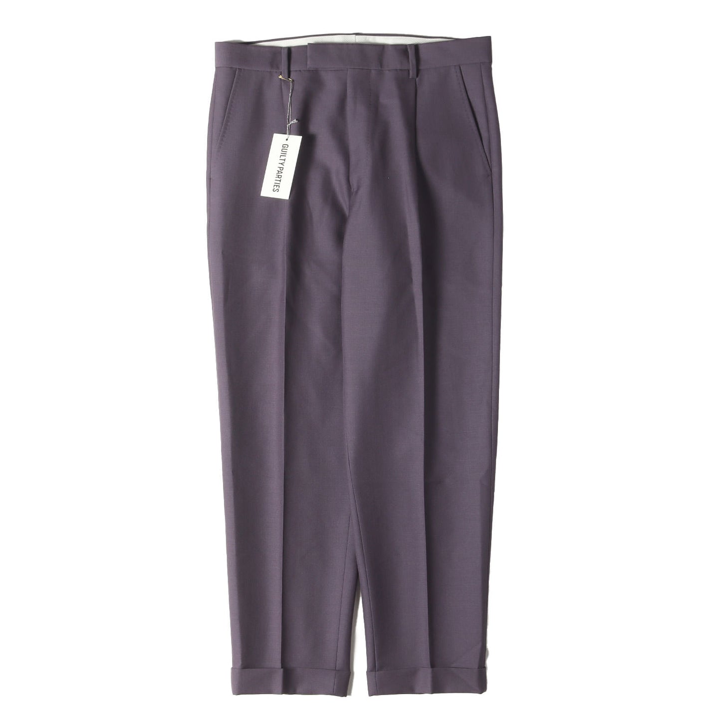 22SS ×DORMEUIL プリーツ スラックスパンツ(PLEATED TROUSERS)