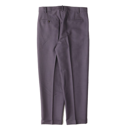 22SS ×DORMEUIL プリーツ スラックスパンツ(PLEATED TROUSERS)