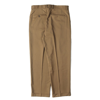 24SS ×DORMEUIL プリーツ スラックスパンツ(PLEATED TROUSERS)