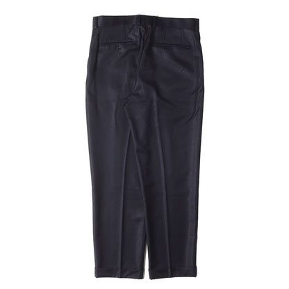 22SS ×DORMEUIL ラメ ストライプ プリーツ スラックスパンツ(PLEATED TROUSERS)