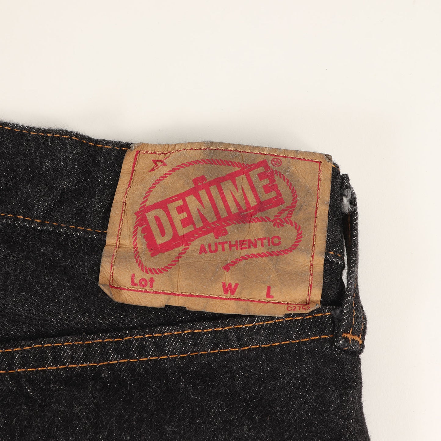 66タイプ ブラック デニムパンツ