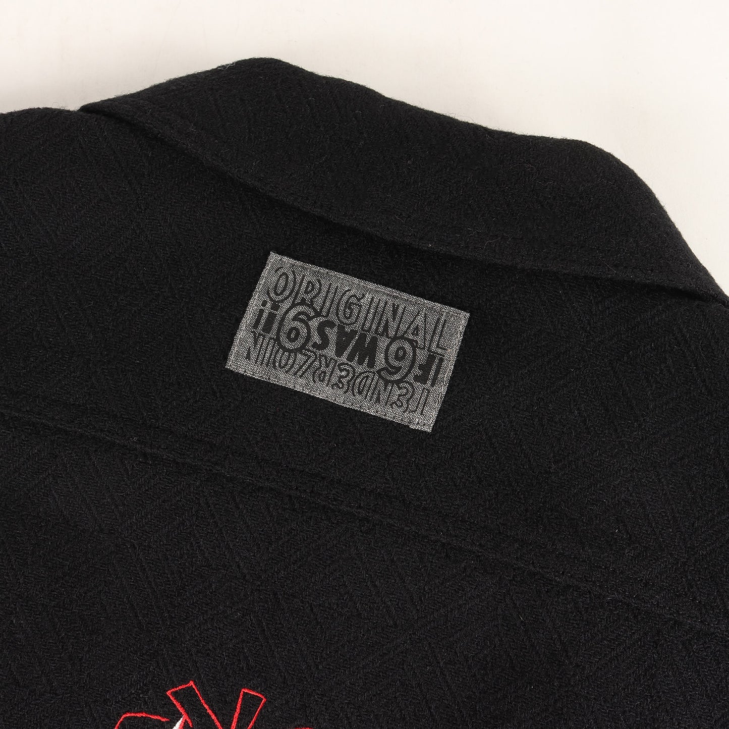 民族刺繍 メルトンウール バーシティジャケット(MELTON VARSITY JKT )