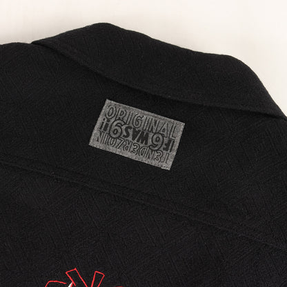 民族刺繍 メルトンウール バーシティジャケット(MELTON VARSITY JKT )