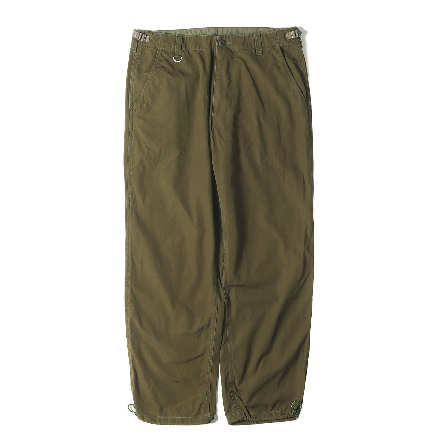 ドローコード付き ワイド コットンパンツ(WIDE DRAWSTRING PANT)