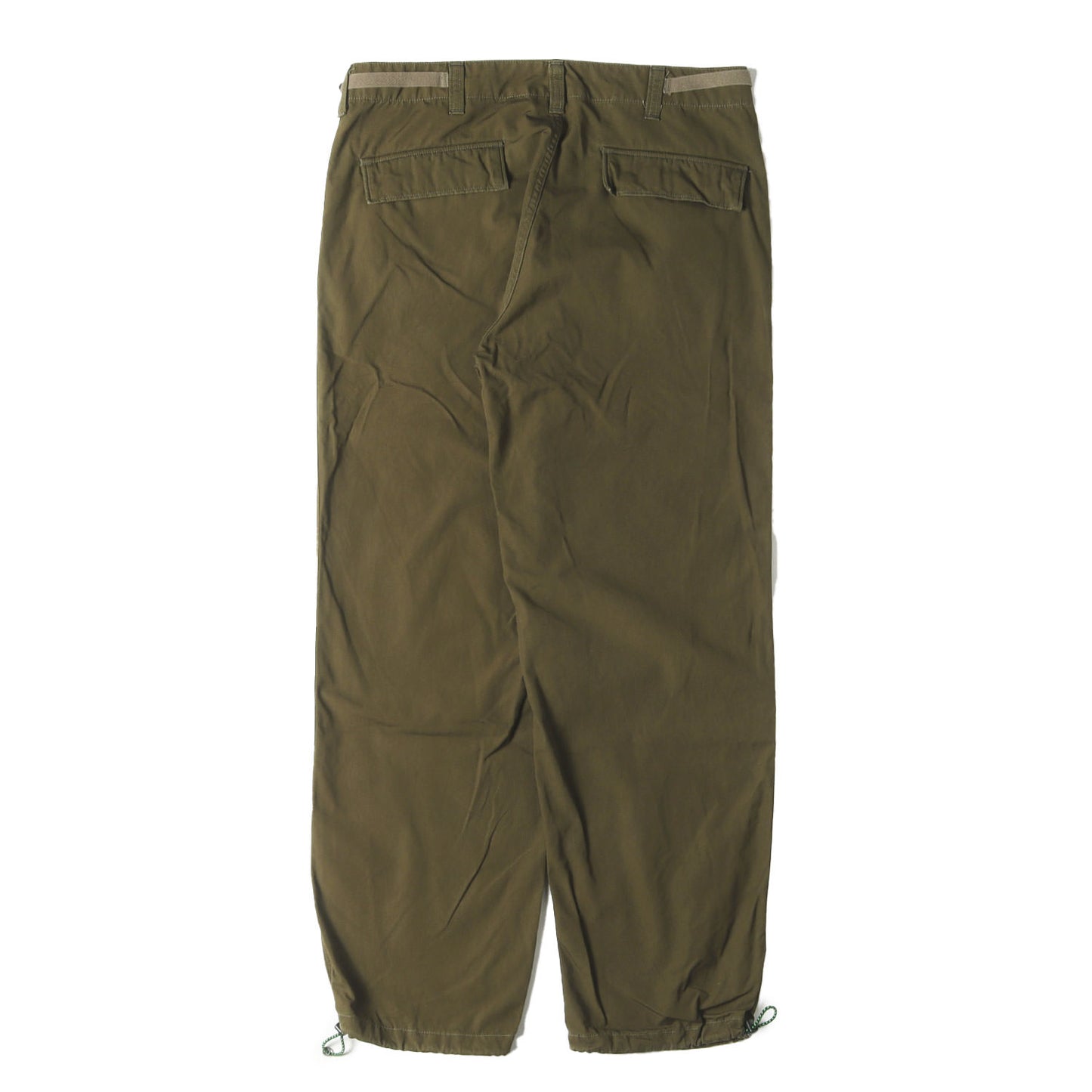 ドローコード付き ワイド コットンパンツ(WIDE DRAWSTRING PANT)