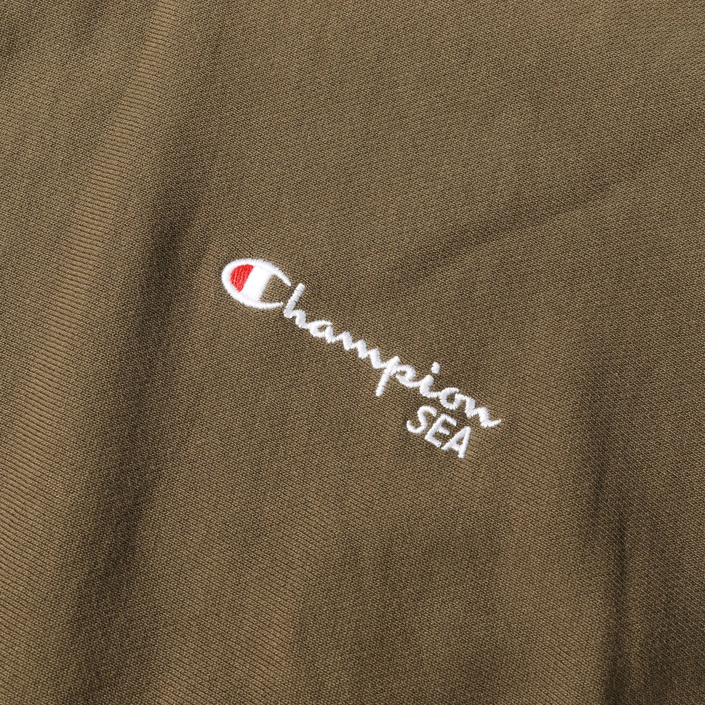 24SS ×Champion リバースウィーブ ハーフジップ 半袖スウェット