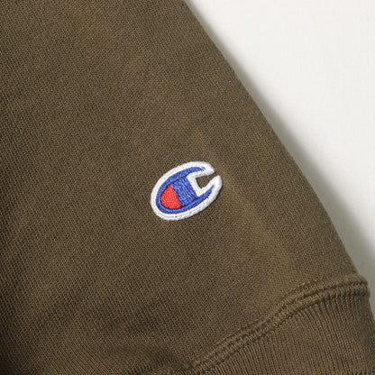 24SS ×Champion リバースウィーブ ハーフジップ 半袖スウェット