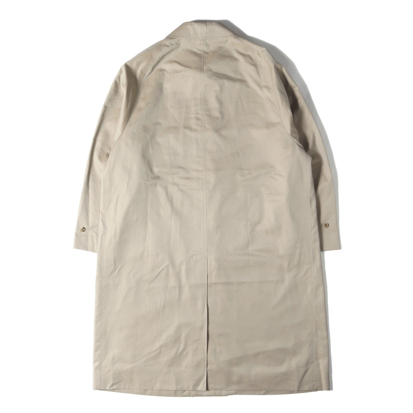 25SS コットン/シルク ギャバジン オーバーサイズ バルマカーンコート(BALMACHAAN COAT)