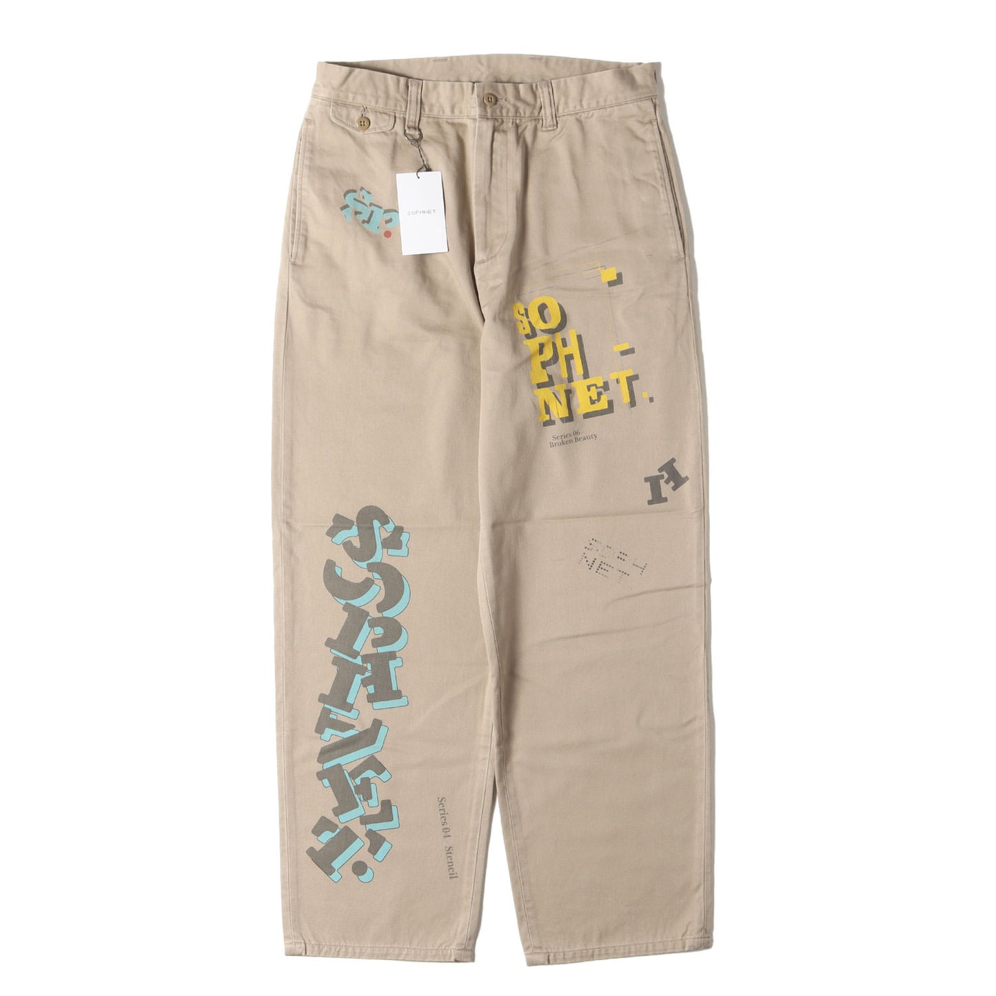25SS ×SIMON TAYLOR グラフィック チノパンツ(LOGO CHINO PANTS)