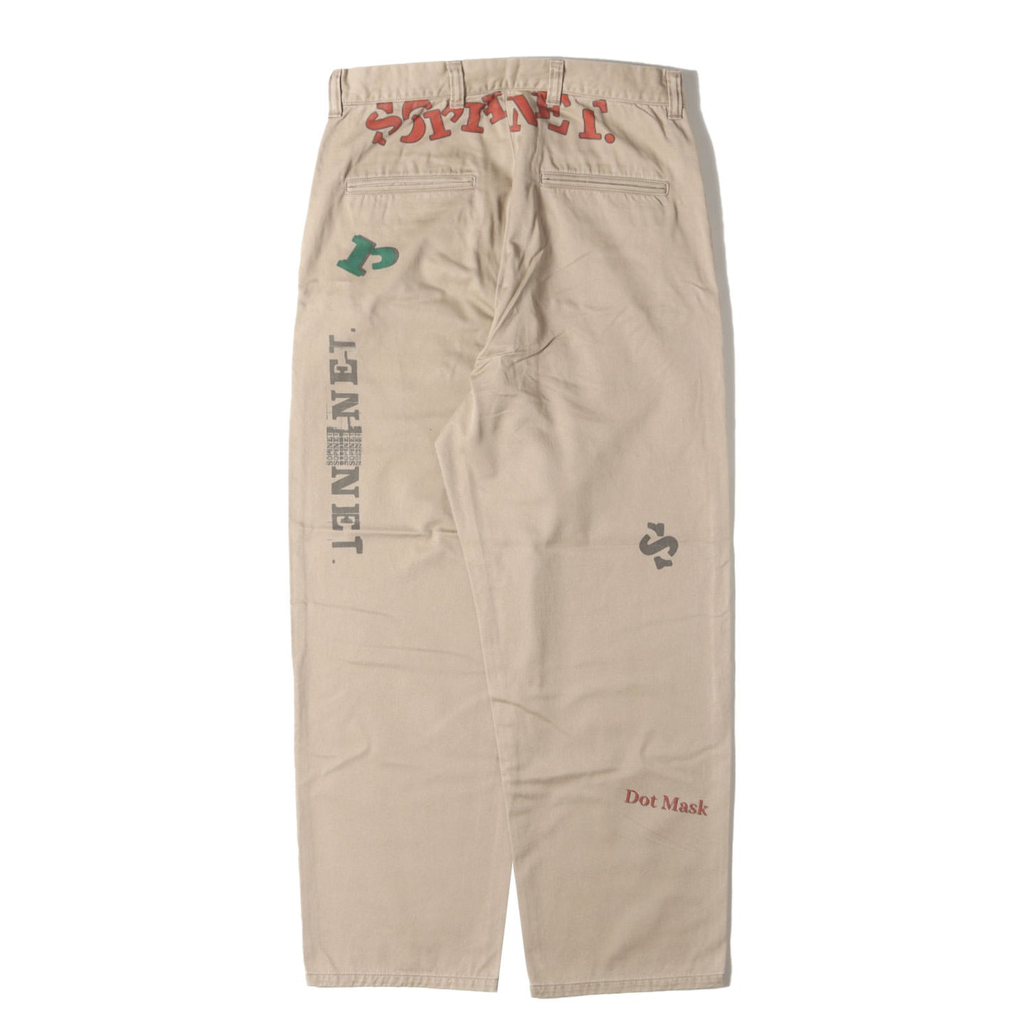 25SS ×SIMON TAYLOR グラフィック チノパンツ(LOGO CHINO PANTS)