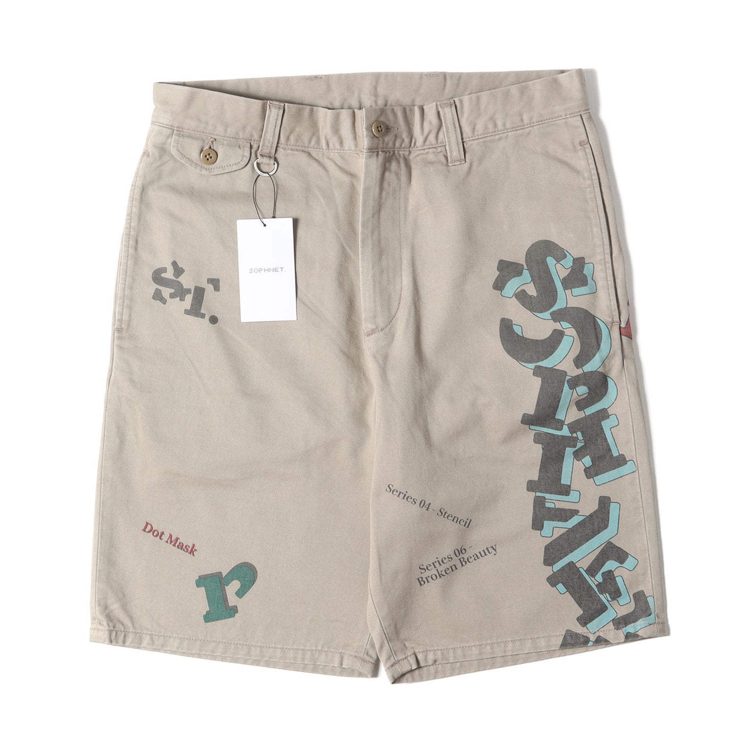 25SS ×SIMON TAYLOR グラフィック チノショーツ(LOGO CHINO SHORTS)