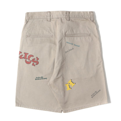 25SS ×SIMON TAYLOR グラフィック チノショーツ(LOGO CHINO SHORTS)