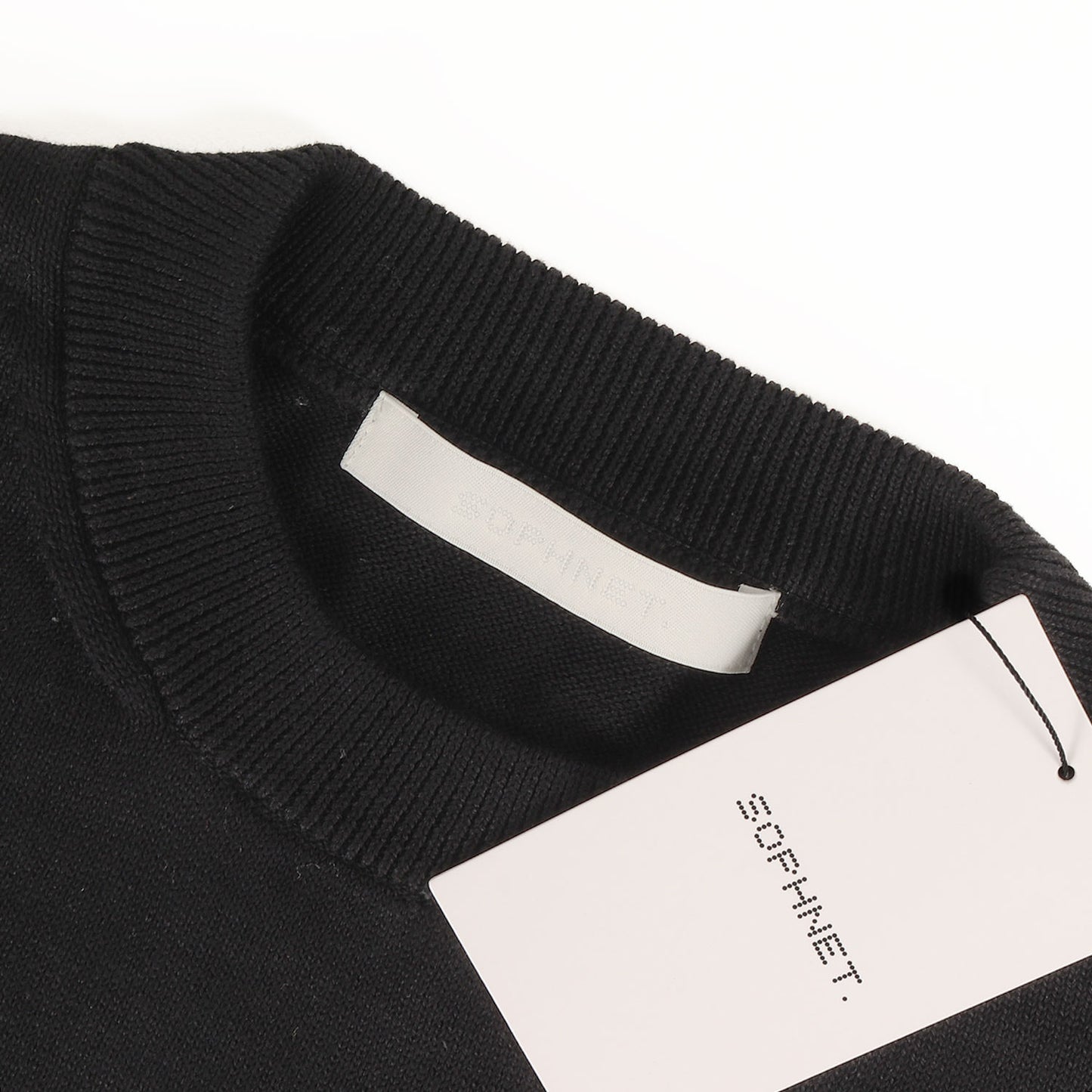 25SS SPロゴ クルーネック コットンニット(SP CREWNECK KNIT)