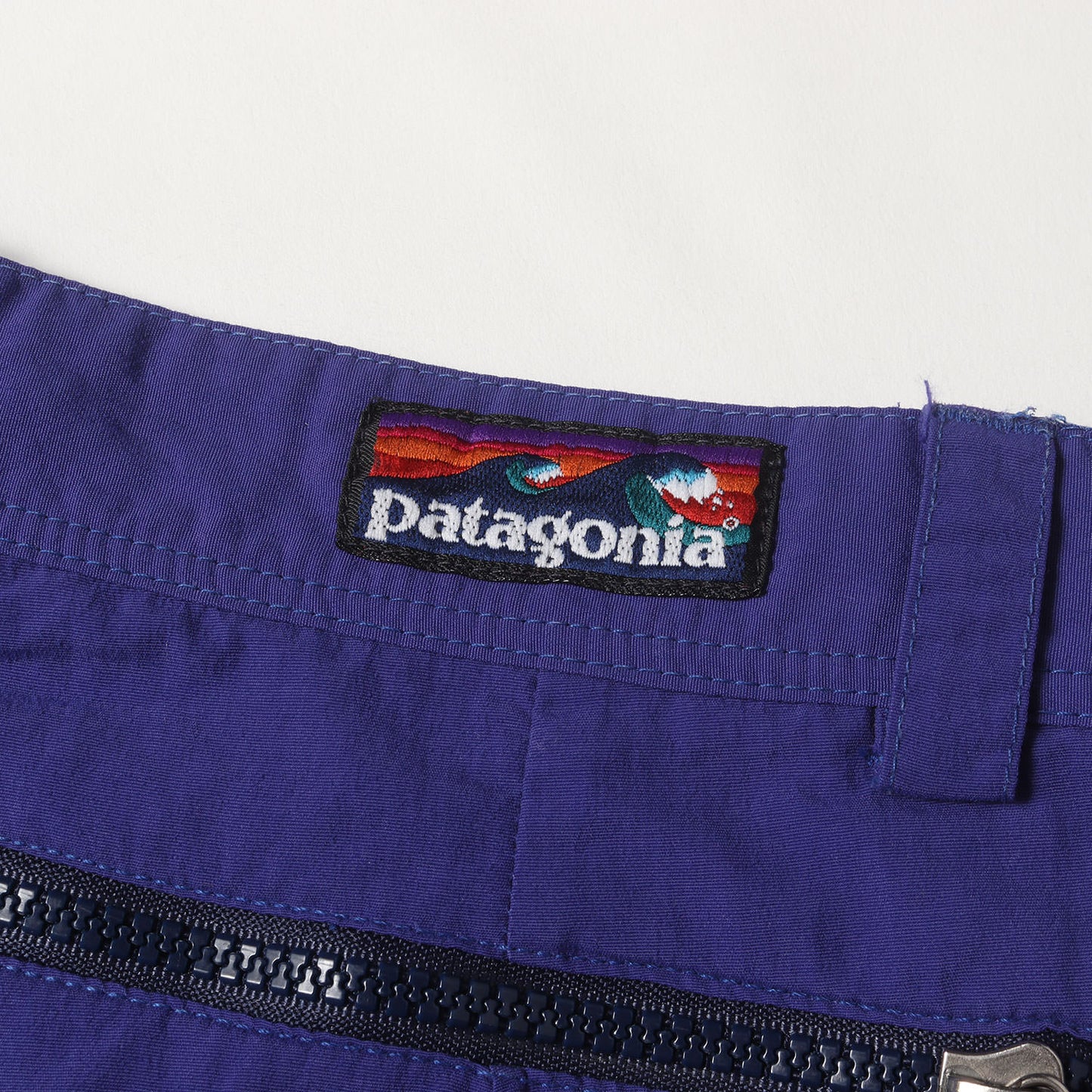 [希少 グッドコンディション] 90s 波タグ ナイロン 2タック ショーツ(95年製)