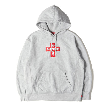 20AW クロスBOXロゴ スウェット パーカー(Cross Box Logo Hooded Sweatshirt)