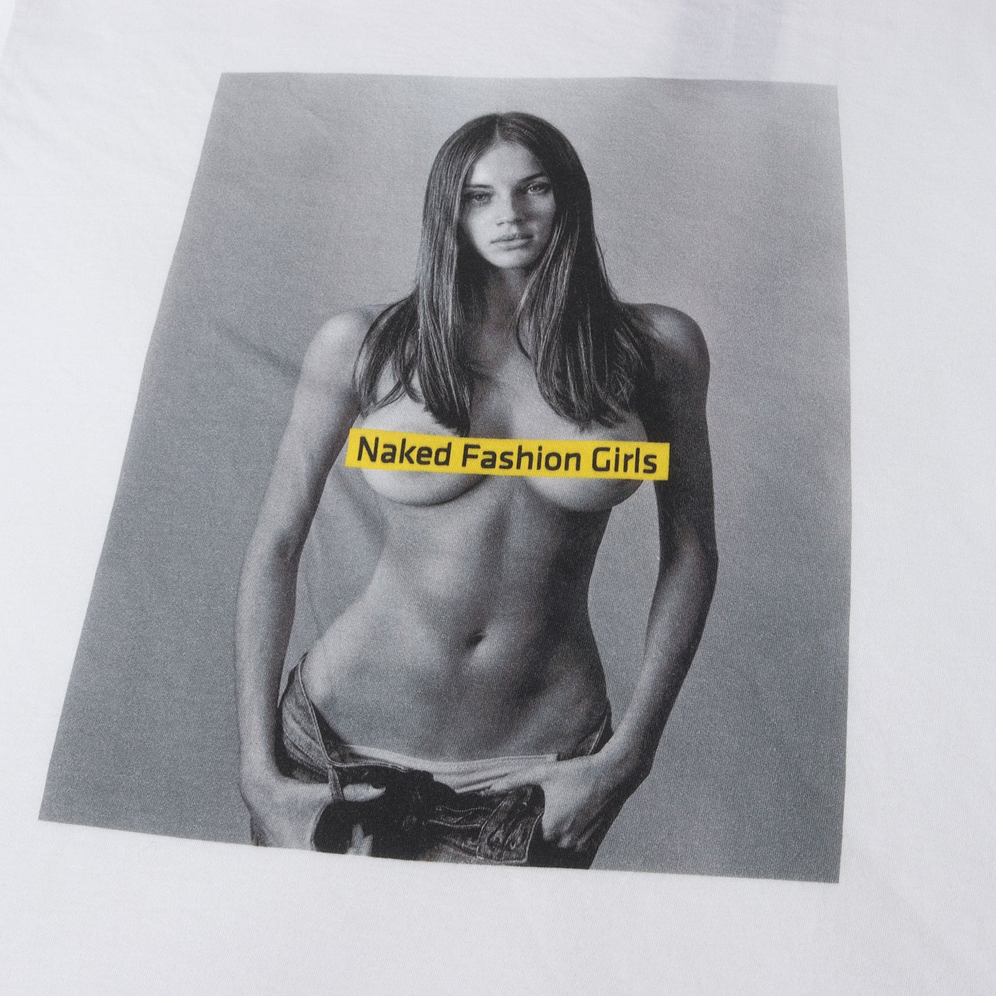 25SS ×Stie-lo ×MIKE DOWSON ヌードフォト Tシャツ(Naked Girl Crewneck T-SH)
