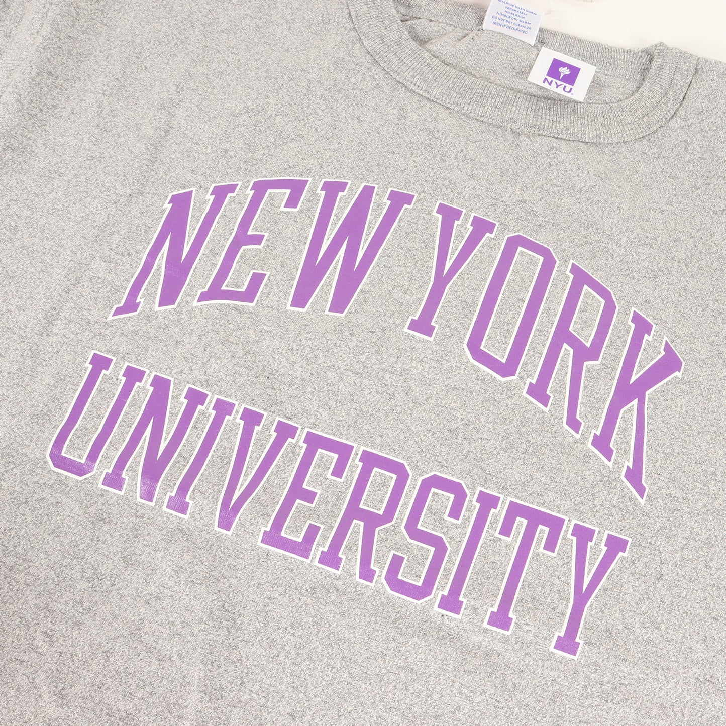 T1011 ×NYU / ニューヨーク大学 カレッジ ヘビー Tシャツ(USA製)