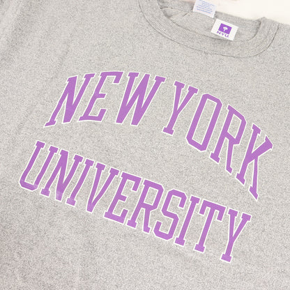 T1011 ×NYU / ニューヨーク大学 カレッジ ヘビー Tシャツ(USA製)