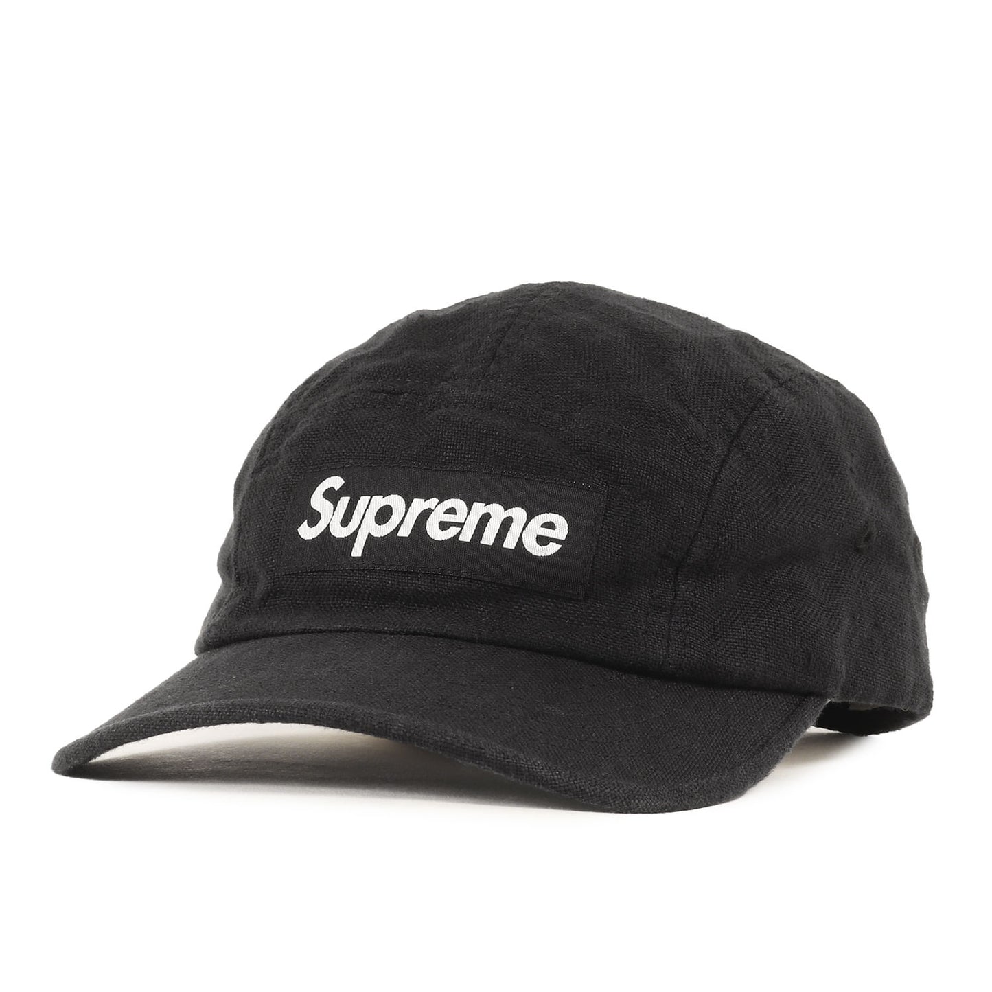 22SS ×Solbiati リネン フィッテッド BOXロゴ キャンプキャップ(Linen Fitted Camp Cap)