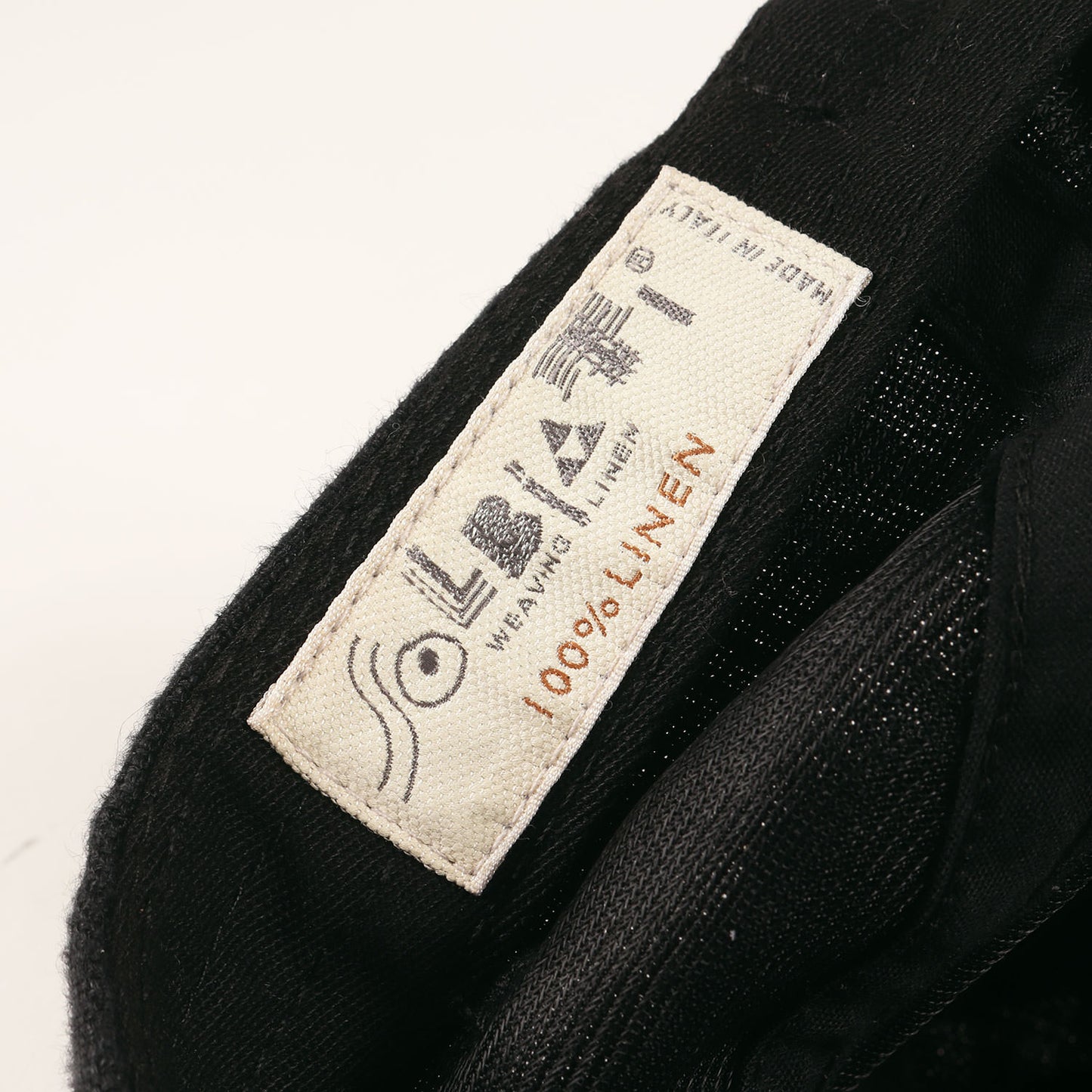 22SS ×Solbiati リネン フィッテッド BOXロゴ キャンプキャップ(Linen Fitted Camp Cap)