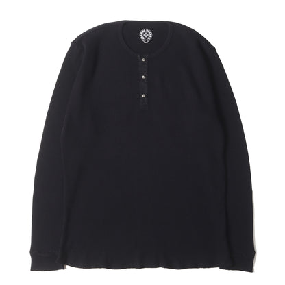 クロスボール ボタン ヘンリーネック サーマル ロングスリーブ Tシャツ