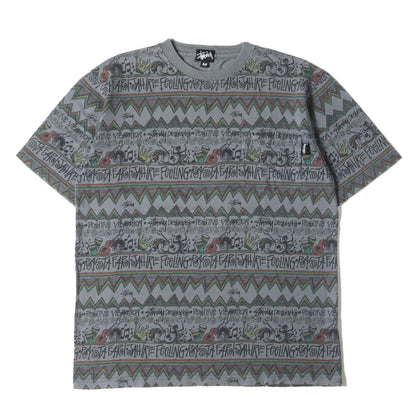 IRIE BAND 総柄プリント ポケット Tシャツ(USA製)