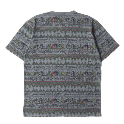 IRIE BAND 総柄プリント ポケット Tシャツ(USA製)