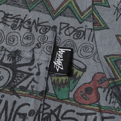 IRIE BAND 総柄プリント ポケット Tシャツ(USA製)