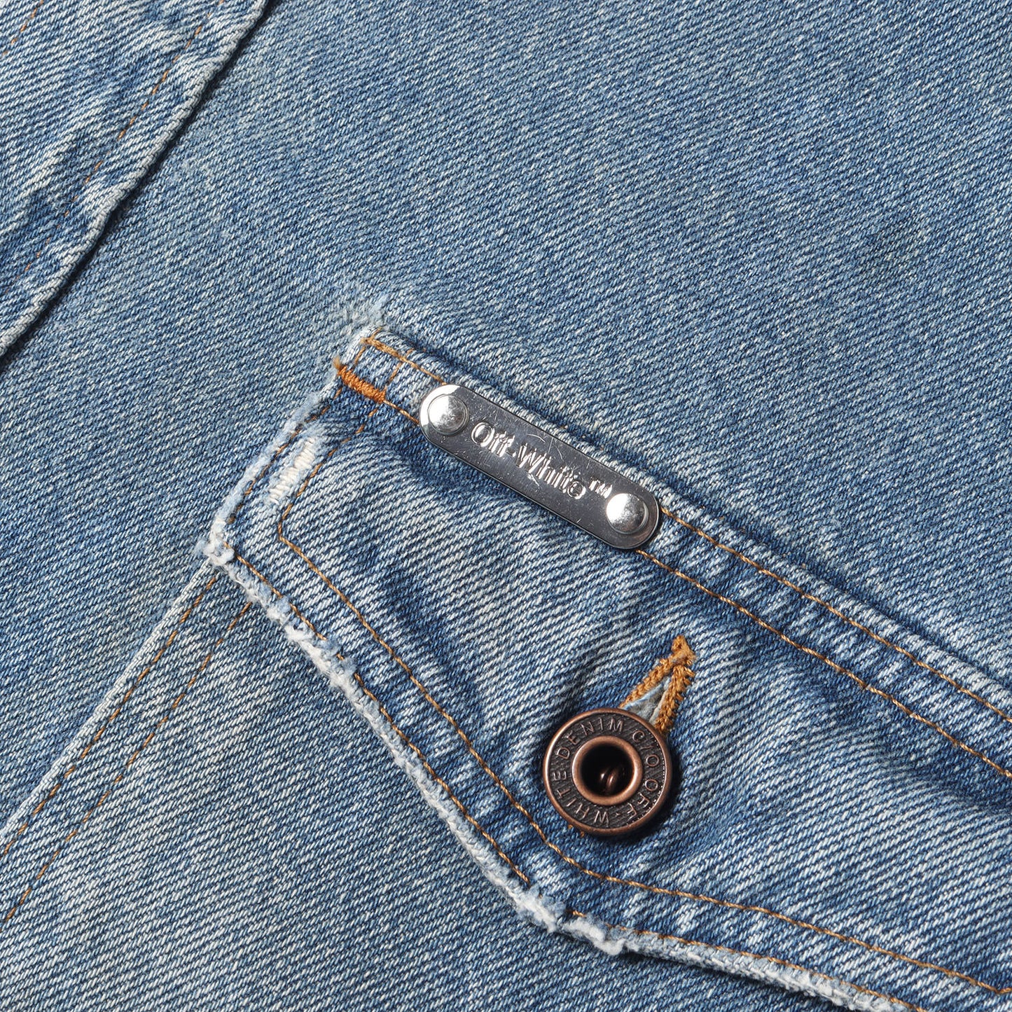 ヴィンテージ加工 グラデーションアロー デニムシャツ(GRADIENT ARROW VINTAGE DENIM SHIRT)