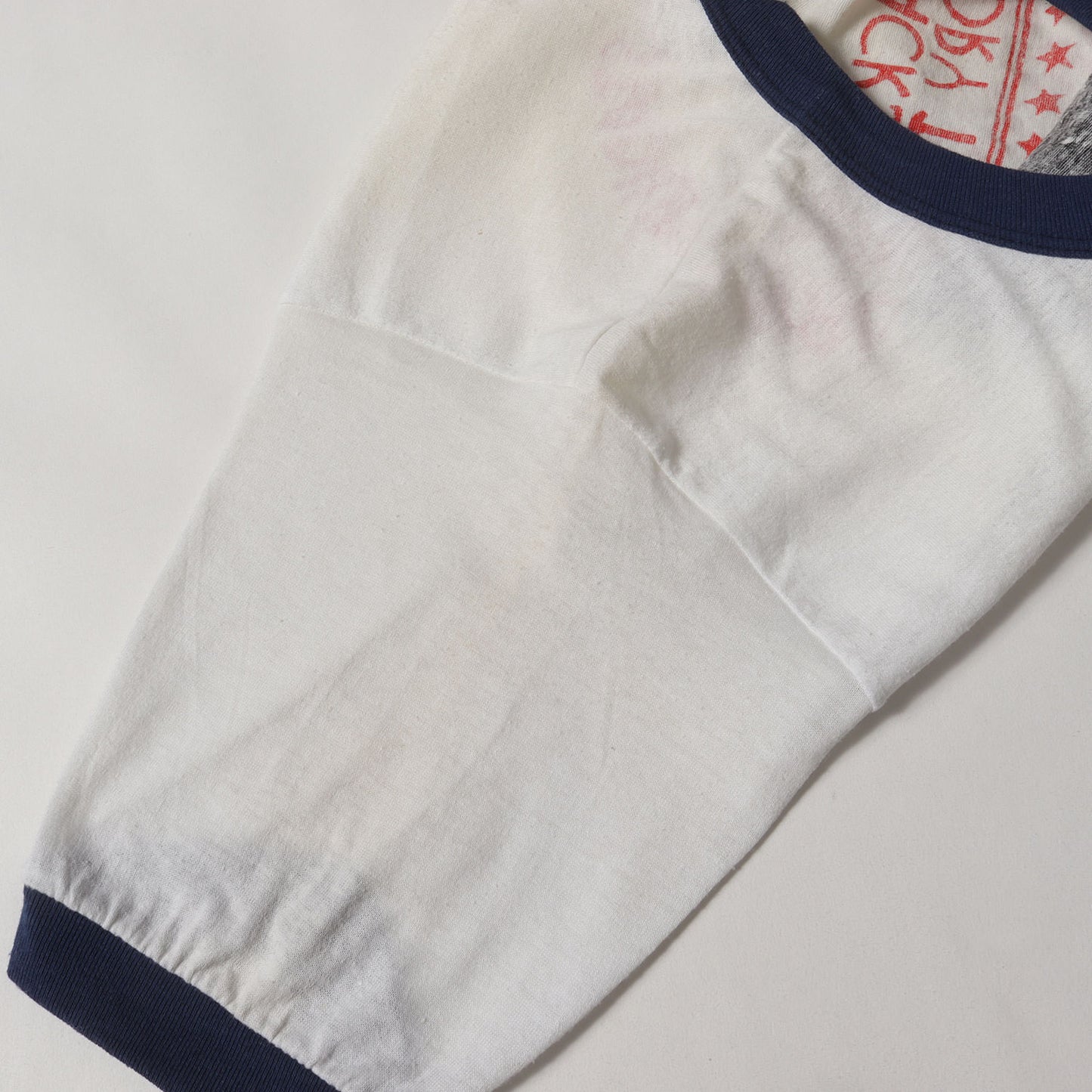 80s Michael Jackson / The Jacksons VICTORY TOUR 1984 リンガーTシャツ(Stedmanボディ / USA製)