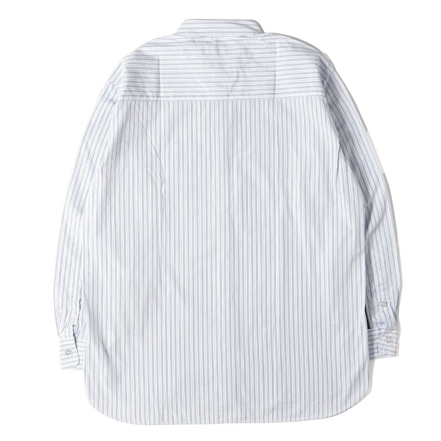 20SS 切替し ストライプ コットンシャツ(DESIGN-1 / C-SHIRT. LS)