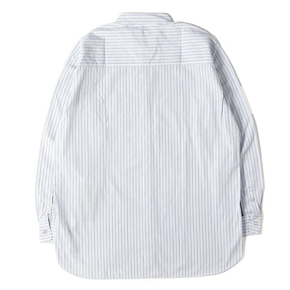 20SS 切替し ストライプ コットンシャツ(DESIGN-1 / C-SHIRT. LS)