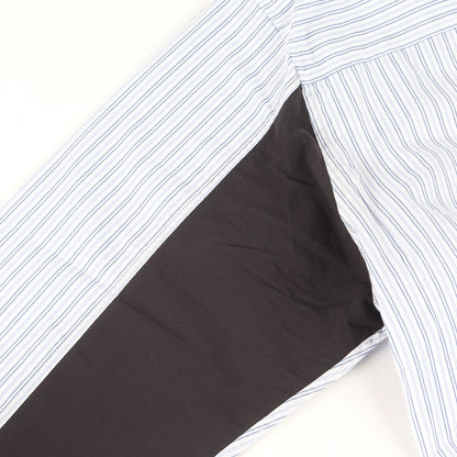 20SS 切替し ストライプ コットンシャツ(DESIGN-1 / C-SHIRT. LS)