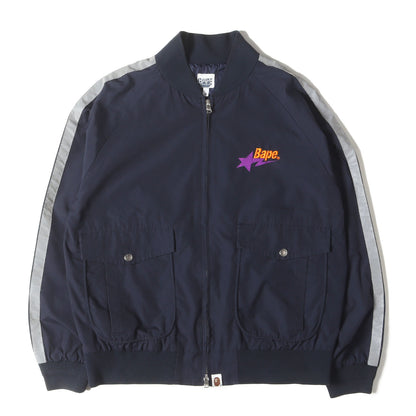00s BAPESTAロゴ リフレクターライン ジップ ジャケット