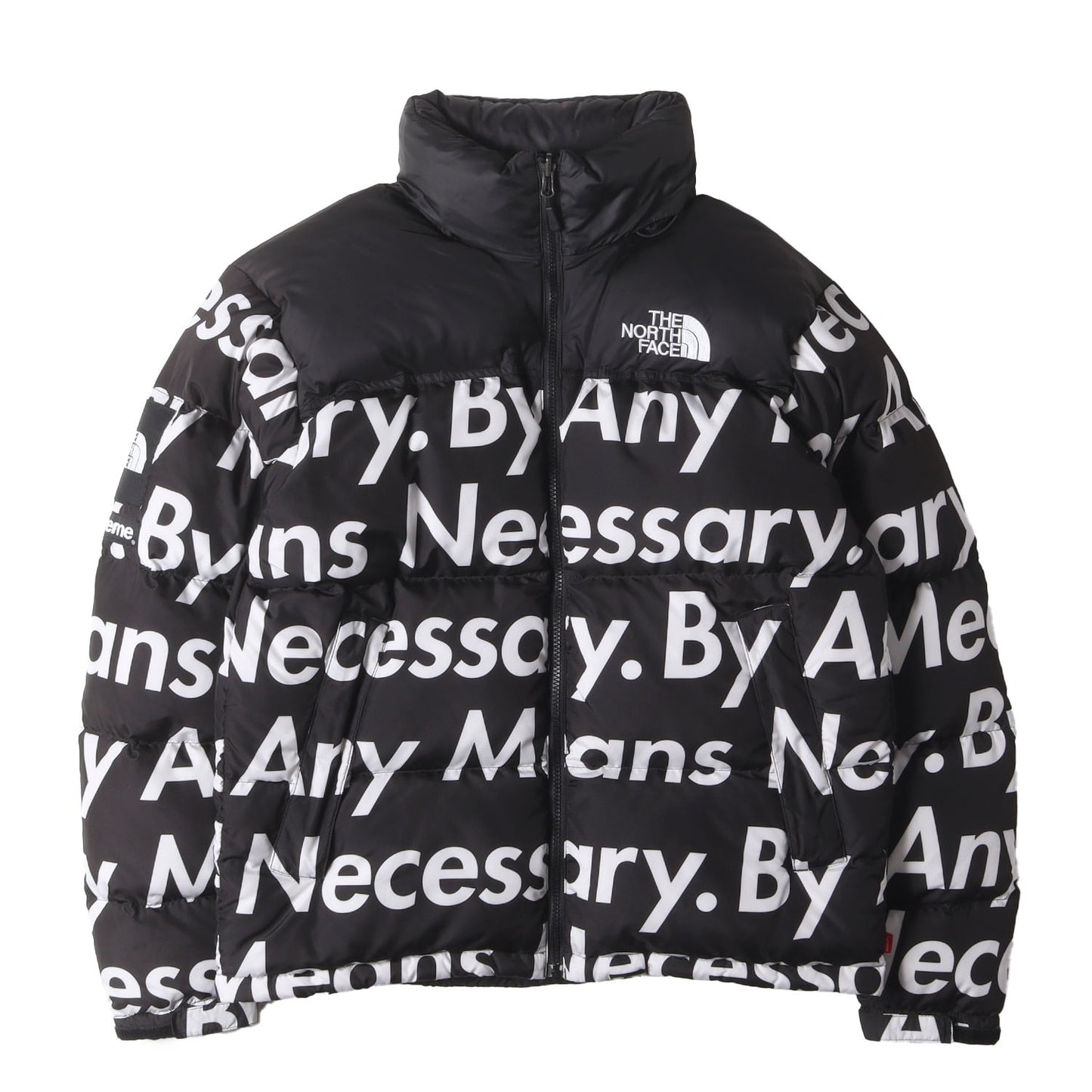 ×THE NORTH FACE メッセージロゴ ヌプシ ダウンジャケット(Nuptse Jacket)