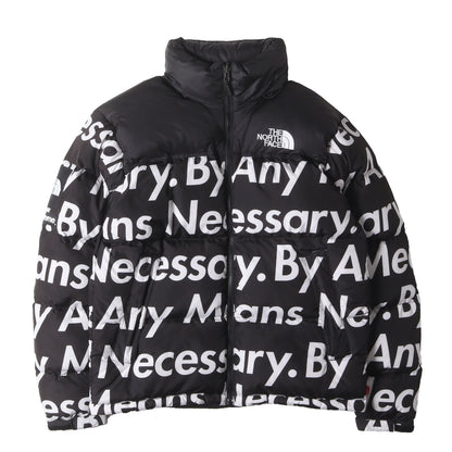 ×THE NORTH FACE メッセージロゴ ヌプシ ダウンジャケット(Nuptse Jacket)