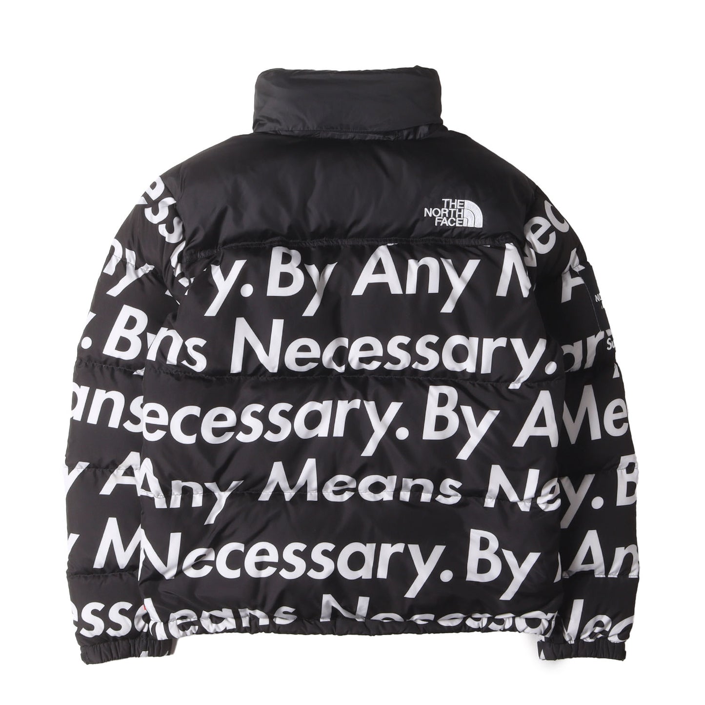 ×THE NORTH FACE メッセージロゴ ヌプシ ダウンジャケット(Nuptse Jacket)