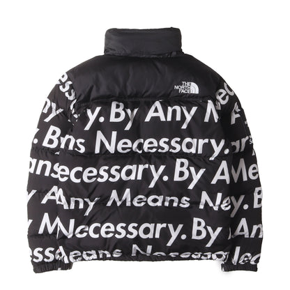 ×THE NORTH FACE メッセージロゴ ヌプシ ダウンジャケット(Nuptse Jacket)